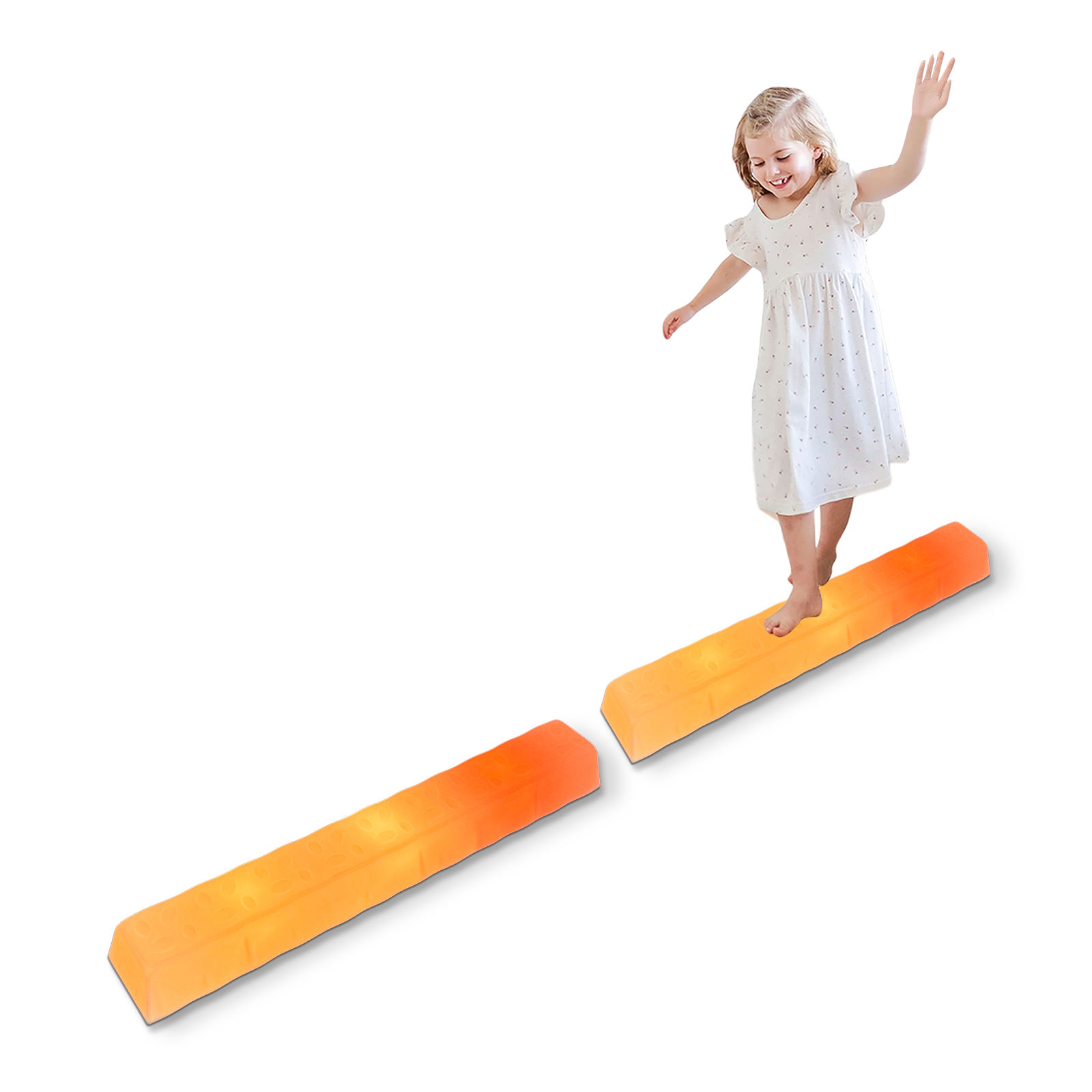 Kids Texture Balance Beam,Promote Coordination Sensory Toys for Autism,Sensory Integration Equipment Stepping Stones